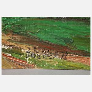 Fredo Bley, "Landschaft im Vorfrühling"