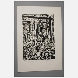 Fredo Bley, "Bäuerliches Interieur"