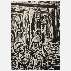 Fredo Bley, "Bäuerliches Interieur"