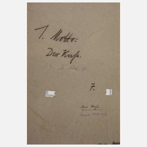 Walther Gasch, "Der Kuss"