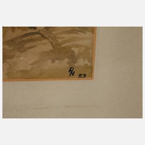 Heinz Hager, "Großpöhl bei Cossengrün"