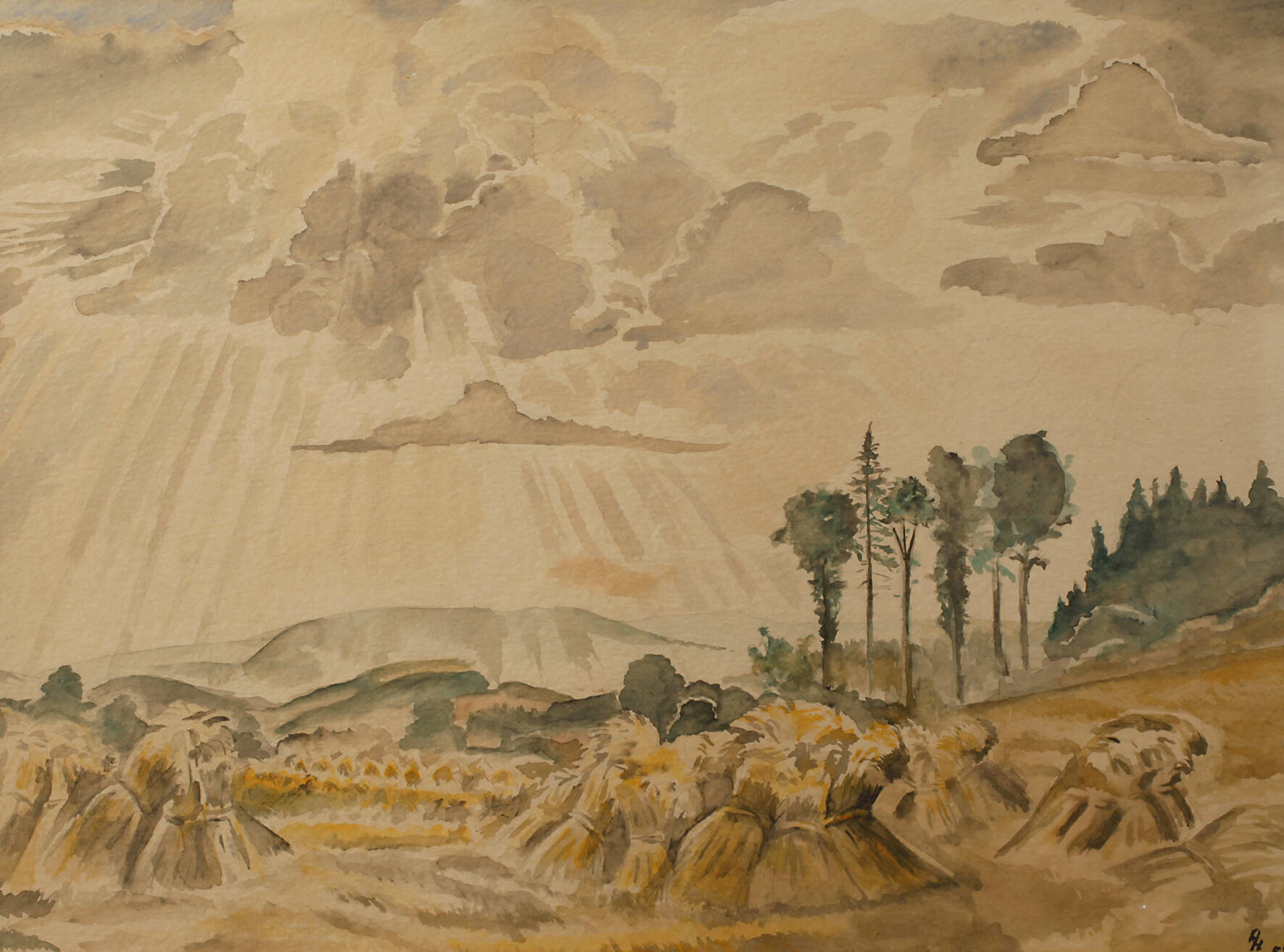 Heinz Hager, "Großpöhl bei Cossengrün"