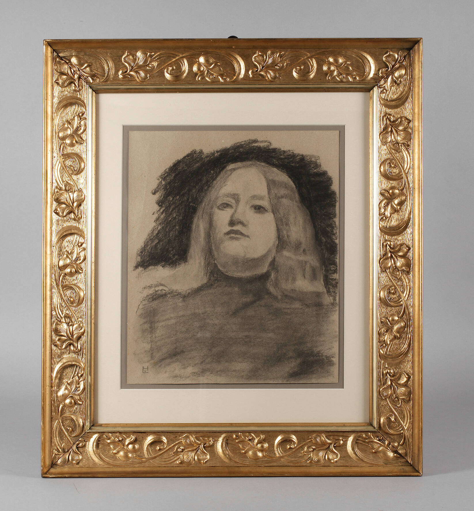 Prof. Ludwig von Hofmann, Frauenportrait