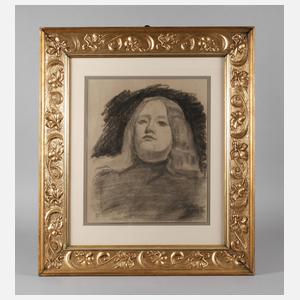 Prof. Ludwig von Hofmann, Frauenportrait