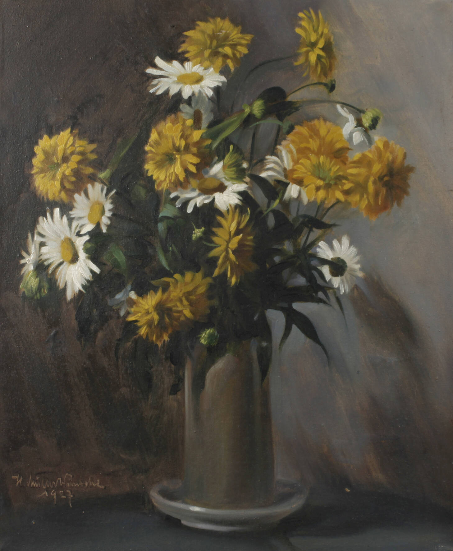 Heinrich Müller-Wünsche, Blumenstillleben