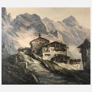 Heinz Münnich, Bergdorf in den Alpen