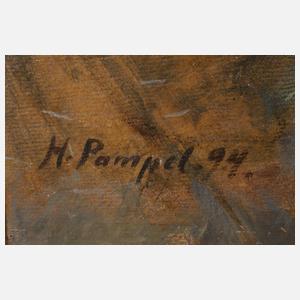 Prof. Hermann Pampel, Herr mit Zigarre