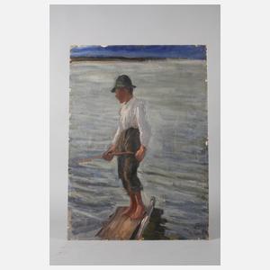 Prof. Hermann Pampel, Fischerjunge