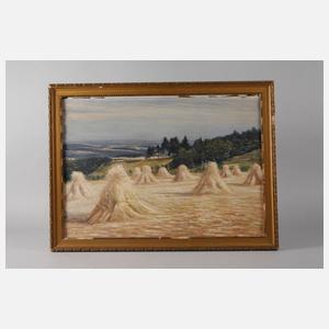 Albin Schlehahn, "Zur Erntezeit"