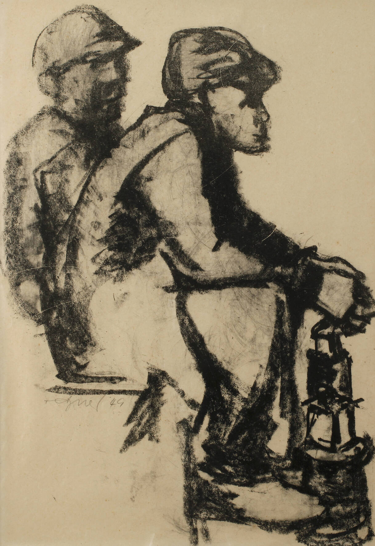 Heinz Tetzner, Bergarbeiter