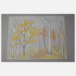 Fritz Tröger, "Herbstwald"