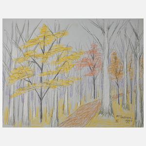Fritz Tröger, "Herbstwald"
