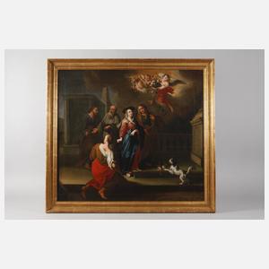 Cosmas Damian Asam, attr., Mariä Tempelgang