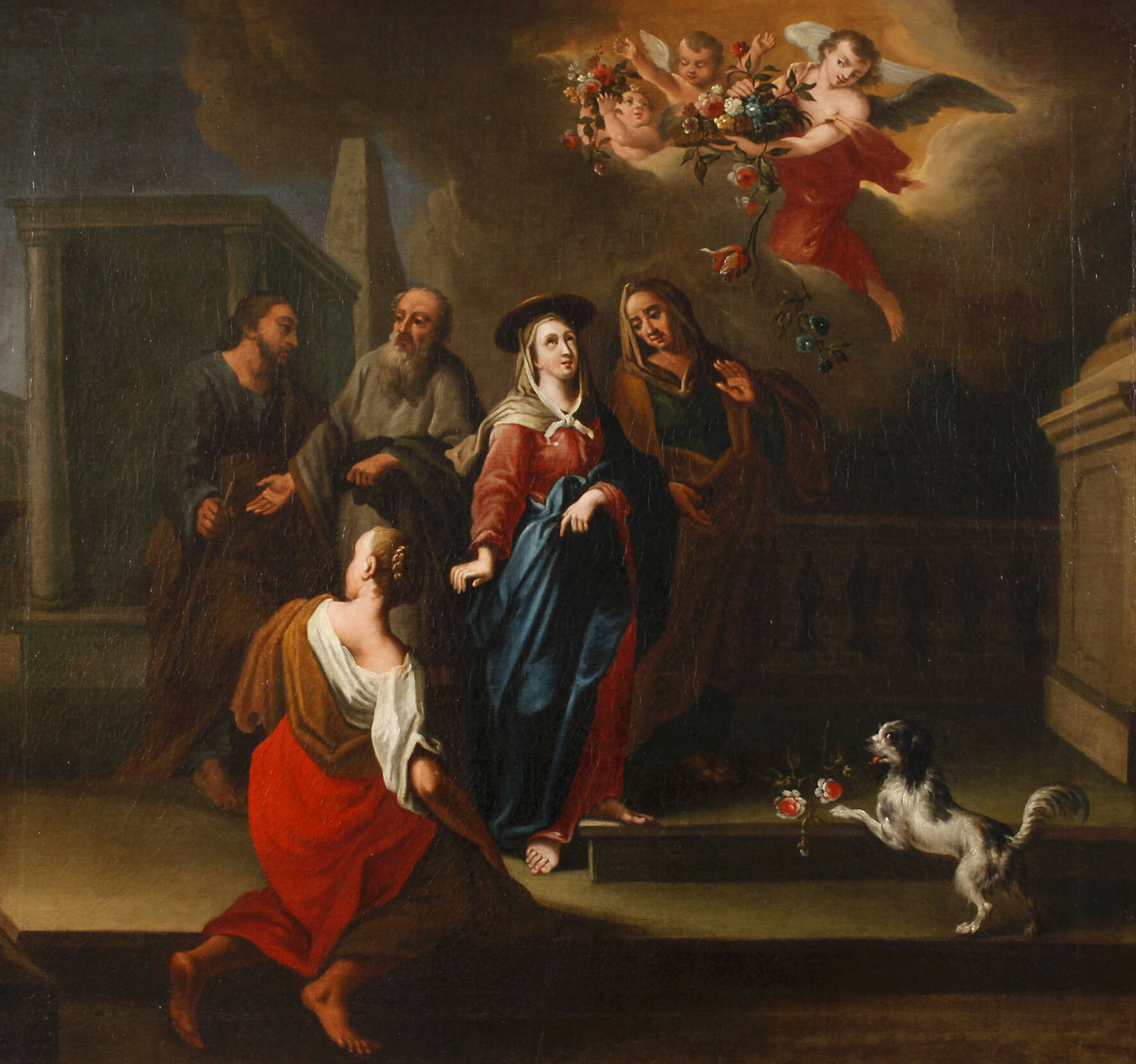 Cosmas Damian Asam, attr., Mariä Tempelgang