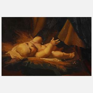 Kopie nach Correggio, Maria das Kind anbetend