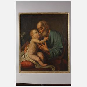 Jesus mit seinem Vater Josef von Nazaret