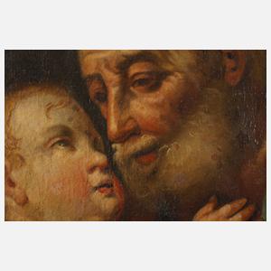 Jesus mit seinem Vater Josef von Nazaret