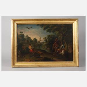 Barocke Beizjagdszene