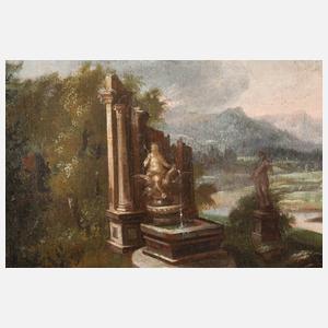 Italienisches Landschaftscapriccio 17. Jh.
