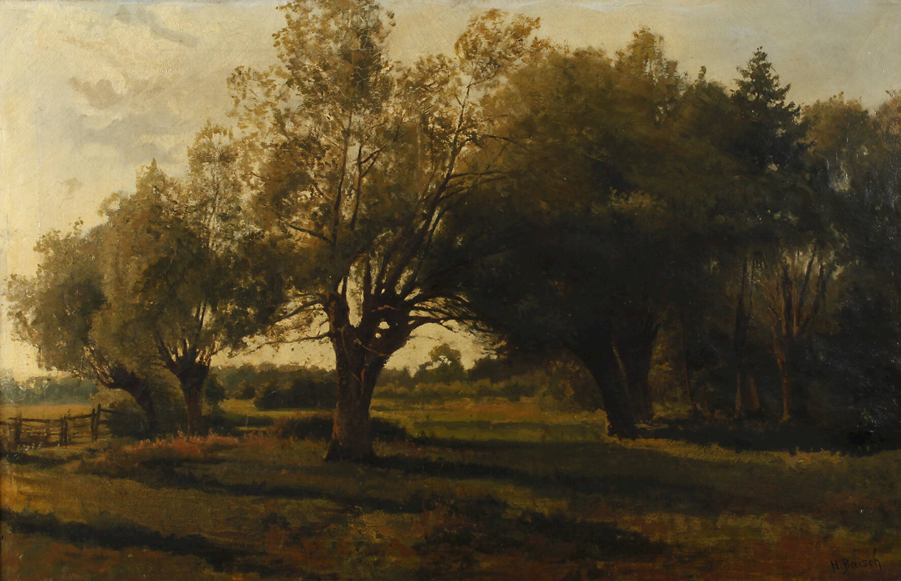 Prof. Hermann Baisch, Weidengruppe