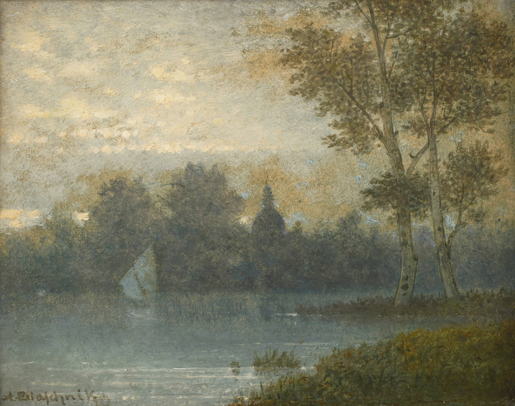 Arthur Blaschnik, Abendlandschaft