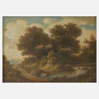 Arthur Blaschnik, attr., Die Brücke am Fluss111