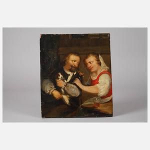 Bogman, Liebespaar mit Hund