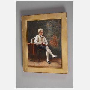 Oskar Freiwirth-Lützow, Lesender Edelmann