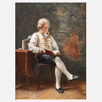 Oskar Freiwirth-Lützow, Lesender Edelmann111