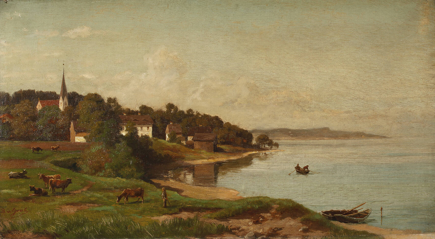 Bertha von Grab, Am See