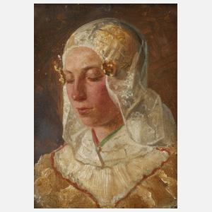 Prof. Rudolf Jordan, attr., Frauenportrait