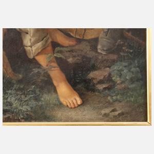 Prof. Ludwig Knaus, attr., Musizierender Knabe