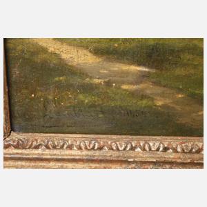 Émile Charles Lambinet, Angler am Fluss