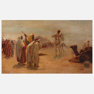Frédéric Le Brun, Beduinen in der Wüste