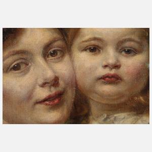 Prof. Georg Papperitz, Mutter mit Kind