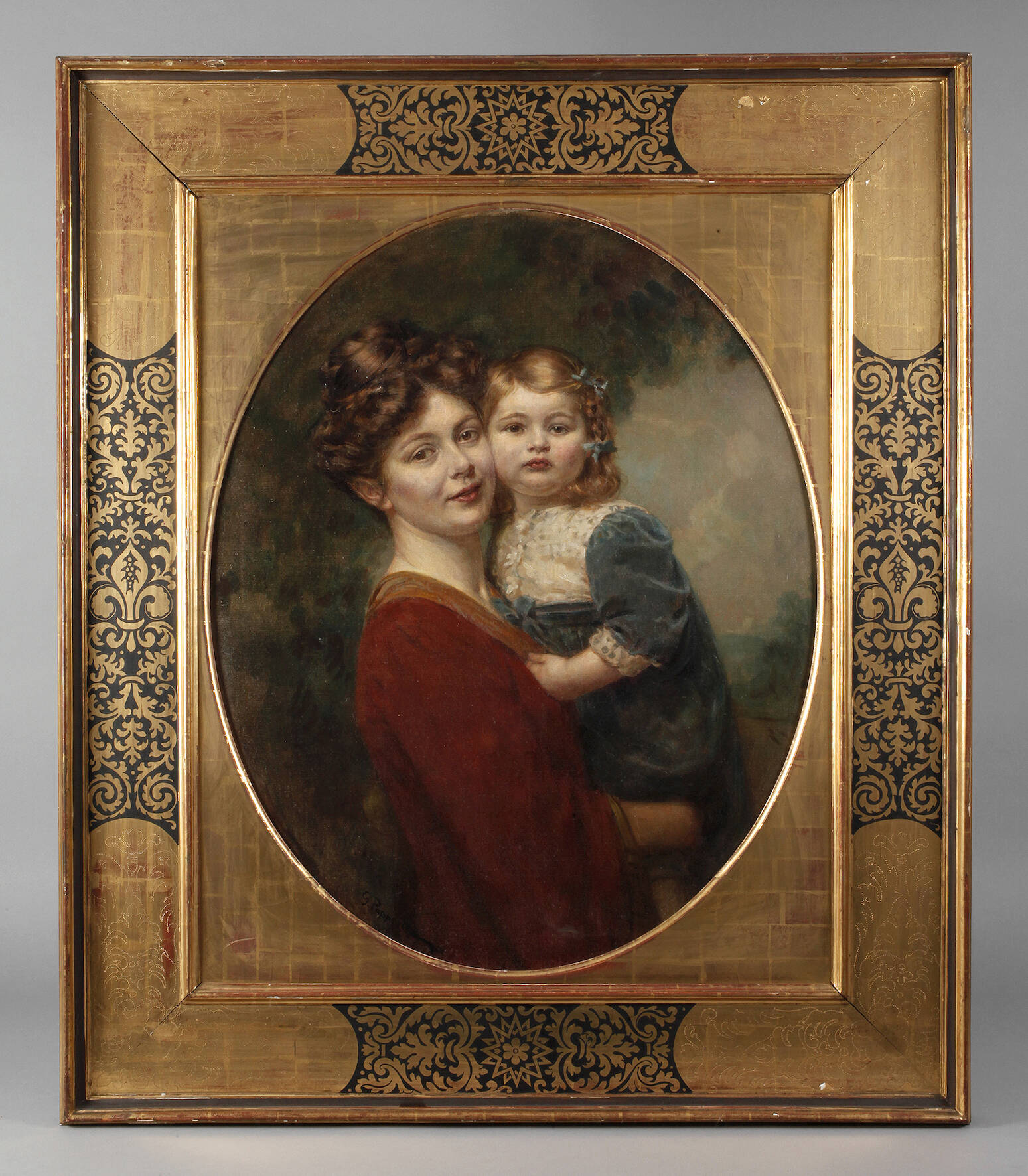 Prof. Georg Papperitz, Mutter mit Kind