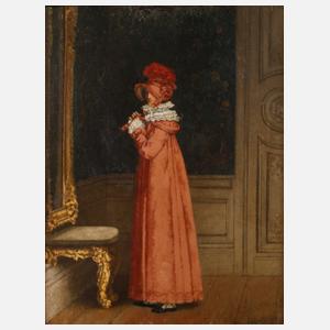 Paul Preyer, Junge Frau vor dem Spiegel