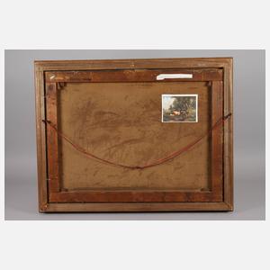 Louis Reinhardt, attr., Rinder an der Tränke