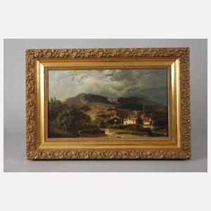 B. v. Santen, Mediterrane Landschaft