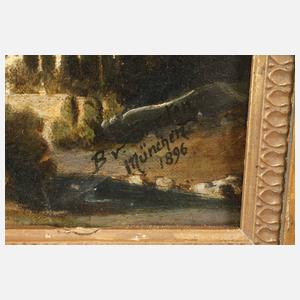 B. v. Santen, Mediterrane Landschaft