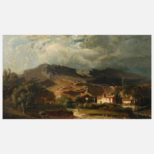 B. v. Santen, Mediterrane Landschaft