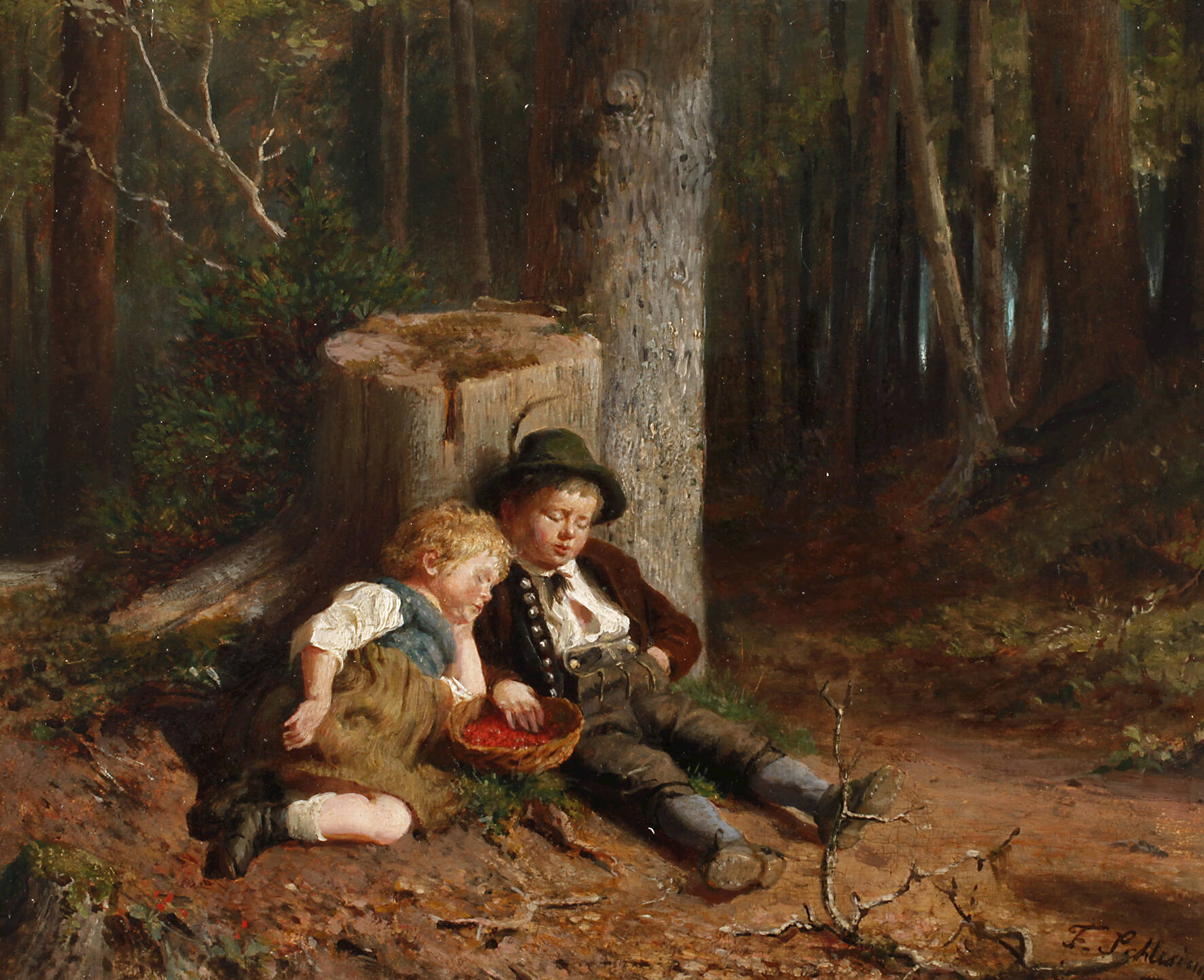 Felix Schlesinger, Kinder im Wald