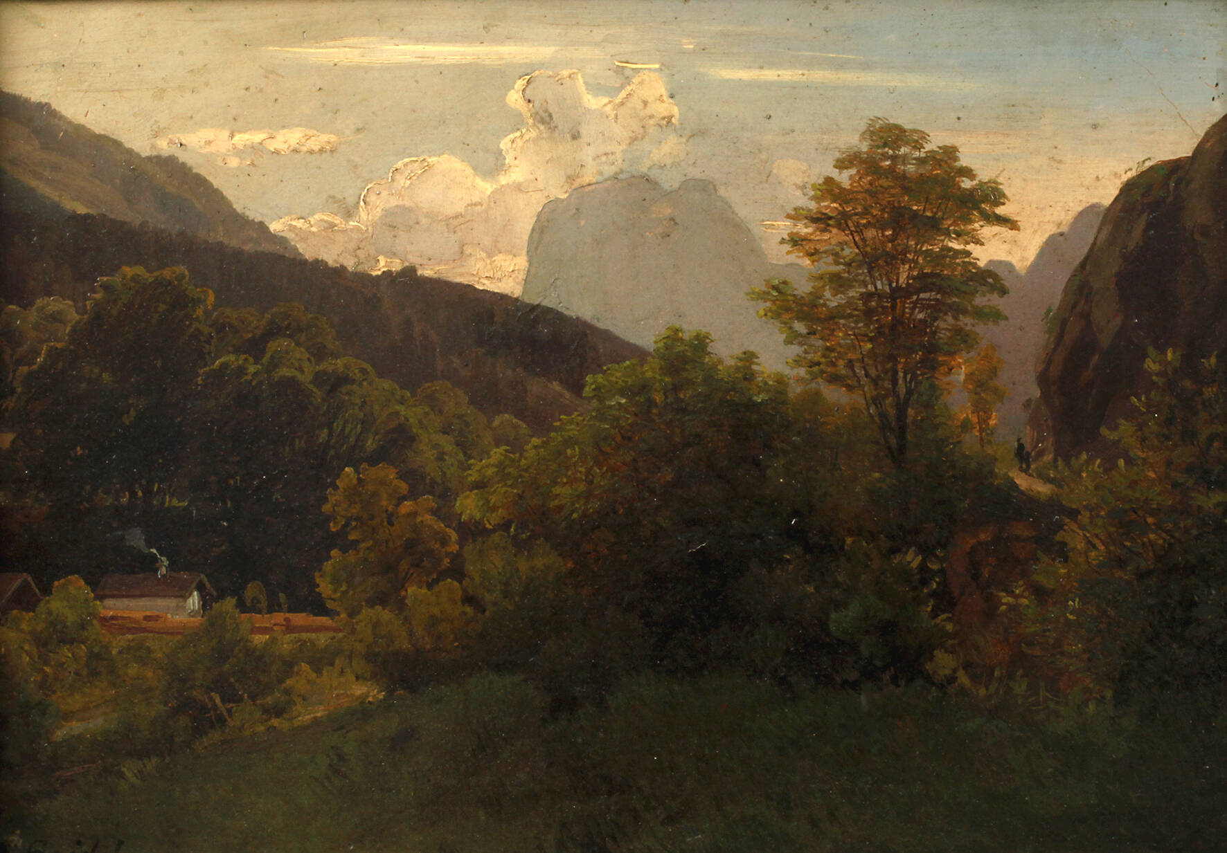 Franz Seidel, Alpenlandschaft