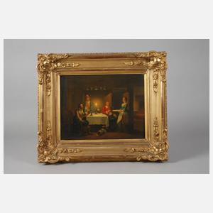 Pieter Gerardus Sjamaar, Interieur im Kerzenschein