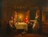 Pieter Gerardus Sjamaar, Interieur im Kerzenschein