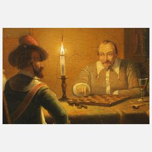 Pieter Gerardus Sjamaar, Interieur im Kerzenschein