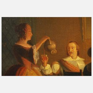 Pieter Gerardus Sjamaar, Interieur im Kerzenschein