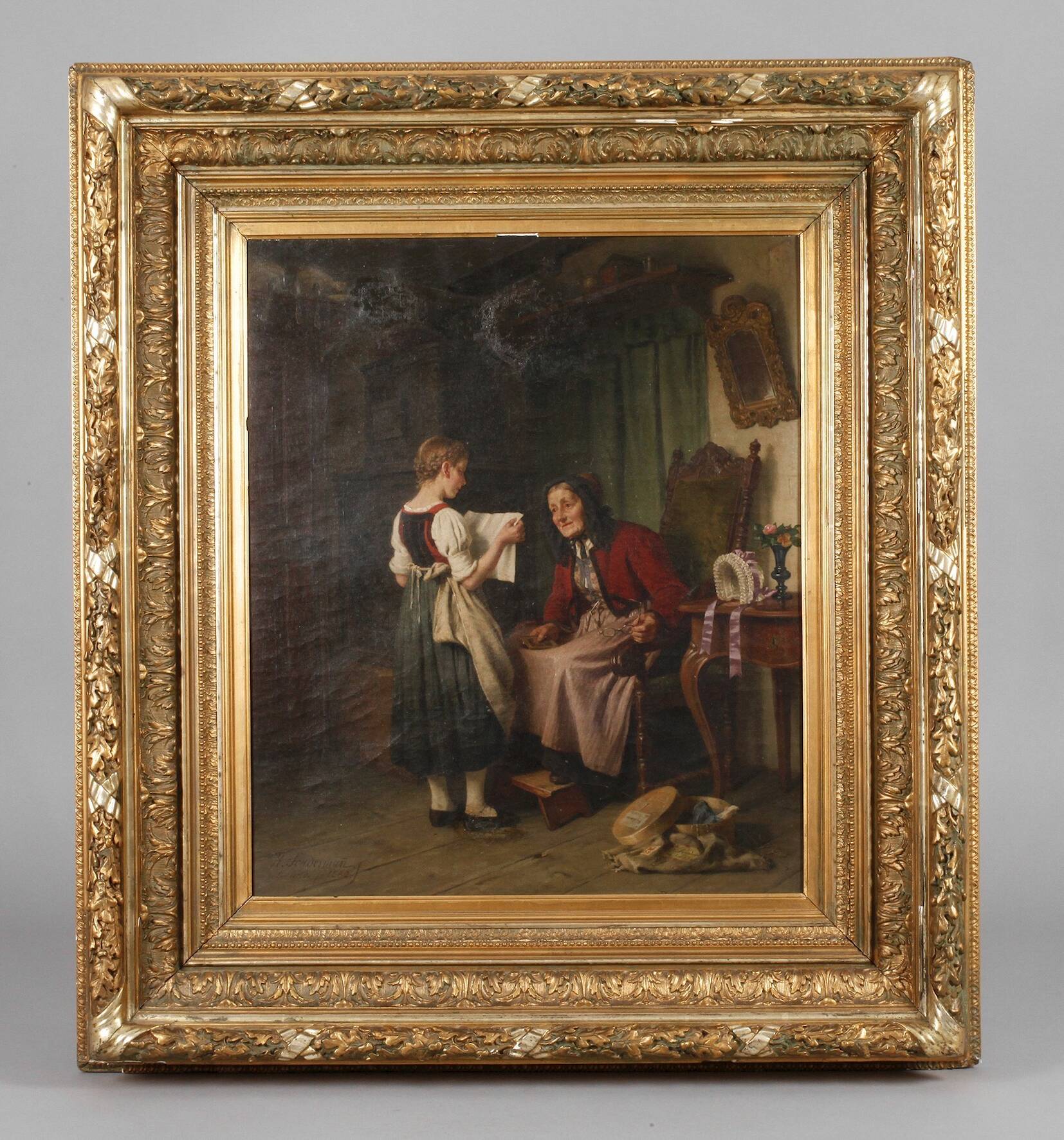 Hermann Sondermann, Häusliche Szene