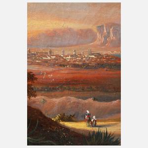 Ludwig Vogel, attr., Ansicht Palermo