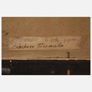 Prof. Friedrich Voltz, attr., Rinderportrait